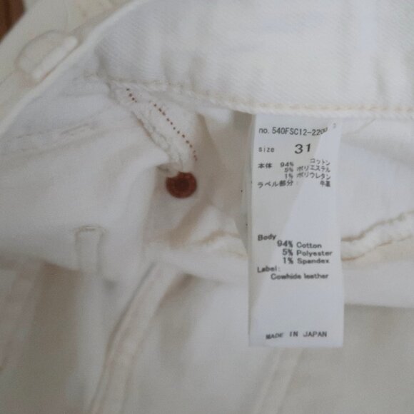 MOUSSY VINTAGE white Glendele jeans sz 31 - Picture 12 of 12